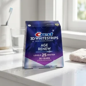 Crest 3D White Age Renew White Strips Level 25