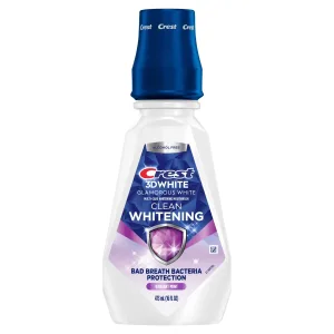Crest 3D White Glamorous White Alcohol Free Whitening Mouthwash - Mint